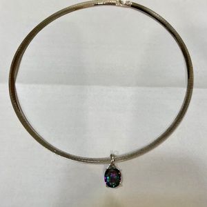 Rainbow Topaz jewelry set